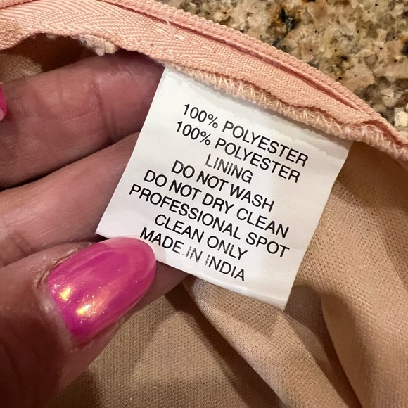 Mac Duggal Short Wedding Guest Dress 10790 , NWT Size 8 Sequin Nude color - Picture 14 of 14